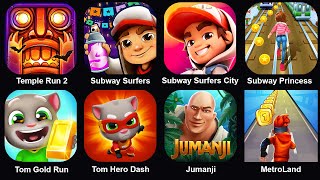 Temple Run2,Subway Surf,Subway Surf City,Subway Princess,Tom Gold Run,Tom HEro Dash,Jumanji screenshot 2