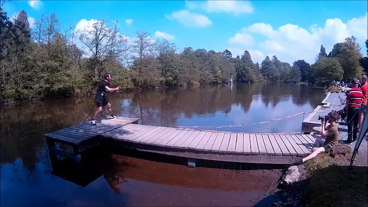 Dougie Isaacs breaks Stone Skimming world record! | GWR 2018 - Over 121 metres by Dougie Isaacs