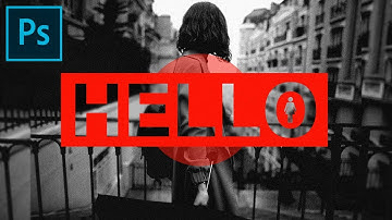 How to Create Knockout Text or Shape Effects in Photoshop (Tutorial)