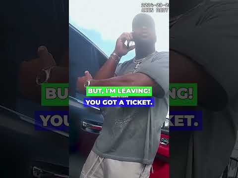 CHAOTIC Tyreek Hill Bodycam Traffic Stop Florida #shorts