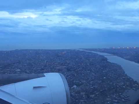 Bénin : La descente en avion sur Cotonou - YouTube