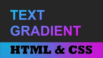 CSS Text Gradients