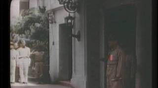 Gopal and Carlota at Malacanang Ceremony with Gen.MacArthur