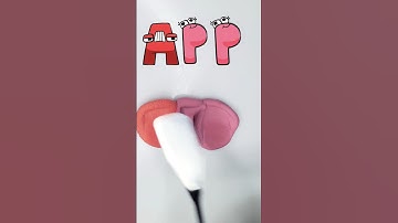App=? Alphabet lore letters mixing#alphabetlore #colormixing #satisfying #art