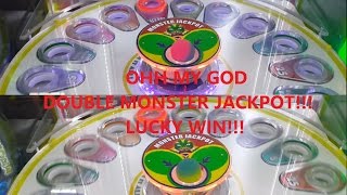 OH MY GOD!!! DOUBLE MONSTER JACKPOT!!!