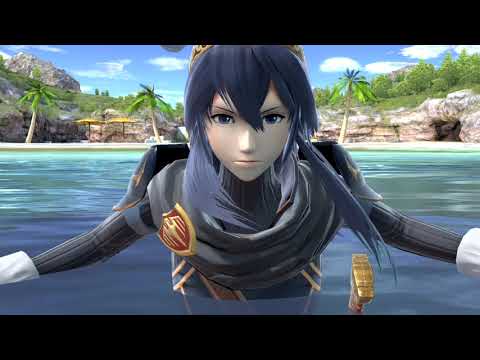 スマブラSP　ルキナ　Z軸バグ　泳ぎ＆溺れ