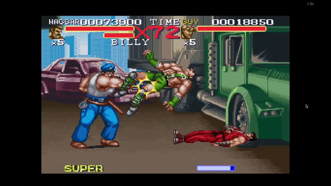 SNES Emulator - Final Fight 3 / Part 1 Of 2 / PC Gameplay