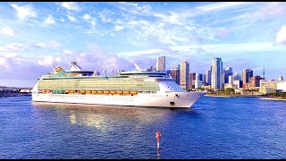 Mariner Of The Seas | Morning Arrival W/ No Passengers At Port Of Miami, 2020