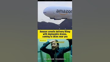 Amazon Delivery Blimp Is Here With Flying Drones! 🚁