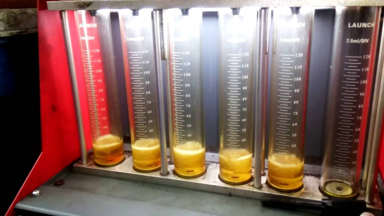 Проверка бензиновых форсунок Пассат Б4 на стенде - YouTube