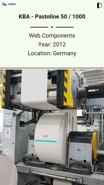 Used Web Components Machine | KBA - Pastoline 50 / 1000 for SALE @Machinedalal