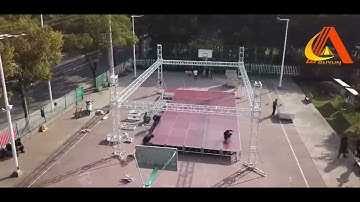 Concert Event Truss Stage System Installation