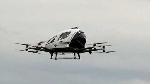 El primer dron de pasajeros para uso médico vuela sobre la UE
