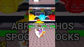 ABRI MUCHOS SPOOKY BLOCKS😈😱 en STEAL A BRAINROT #roblox #humor