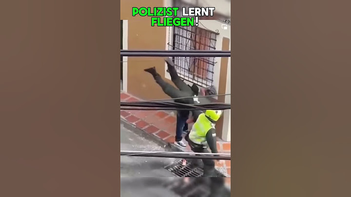 Festnahme geht TOTAL schief: Polizei lernt fliegen!