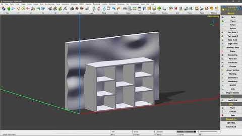Projecting profiles with PYTHA 3D CAD