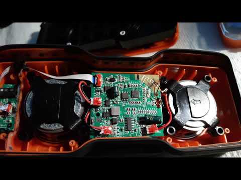 How to open a Blackweb WMHXP571 Bluetooth Speaker  for repair battery replacement 