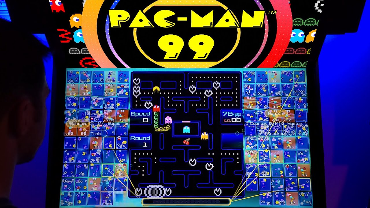 Pac-Man 99 Victory 1st Place Gameplay 