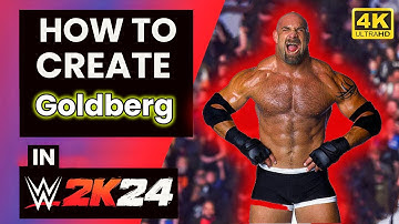 Hoe maak je Goldberg in WWE 2K24 | MS Gamzz
