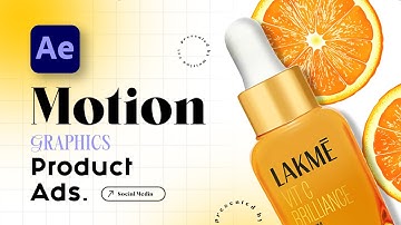 Product Advertisement Video in After Effects | Motion Graphics Promo