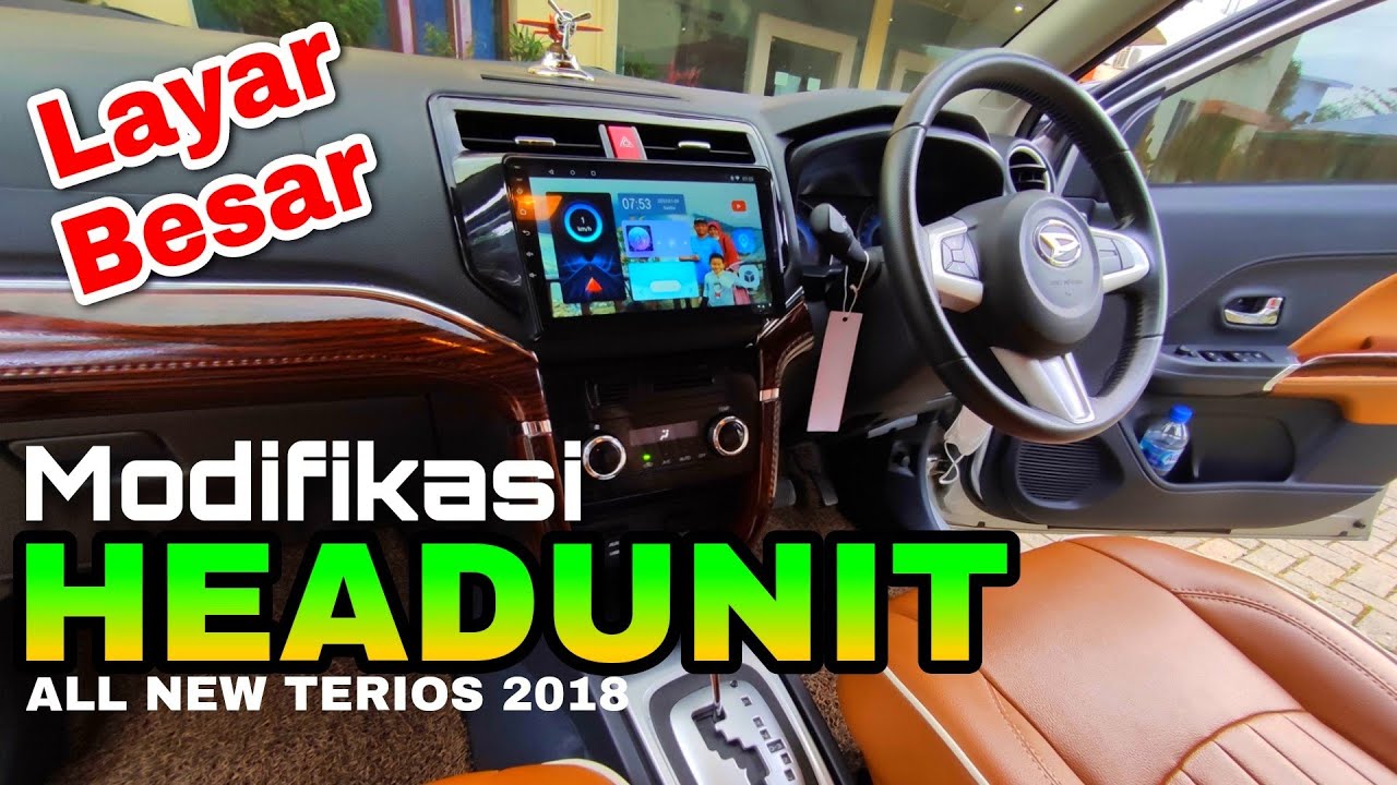 Headunit 9 inci All New Rush Terios // Toyota Daihatsu Modifikasi Medan