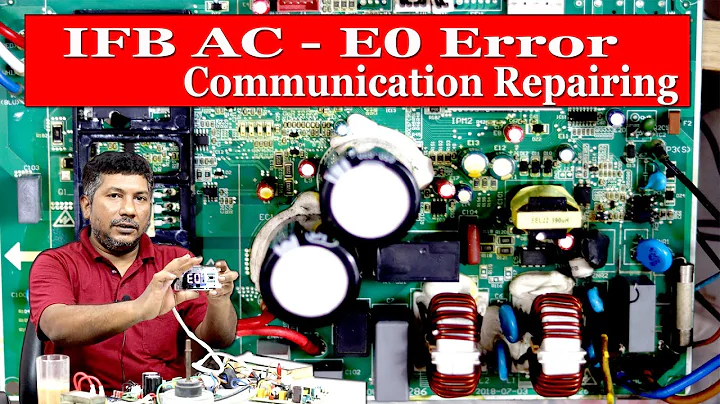 air conditioner || IFB inverter ac E0 Error communication circuit repairing