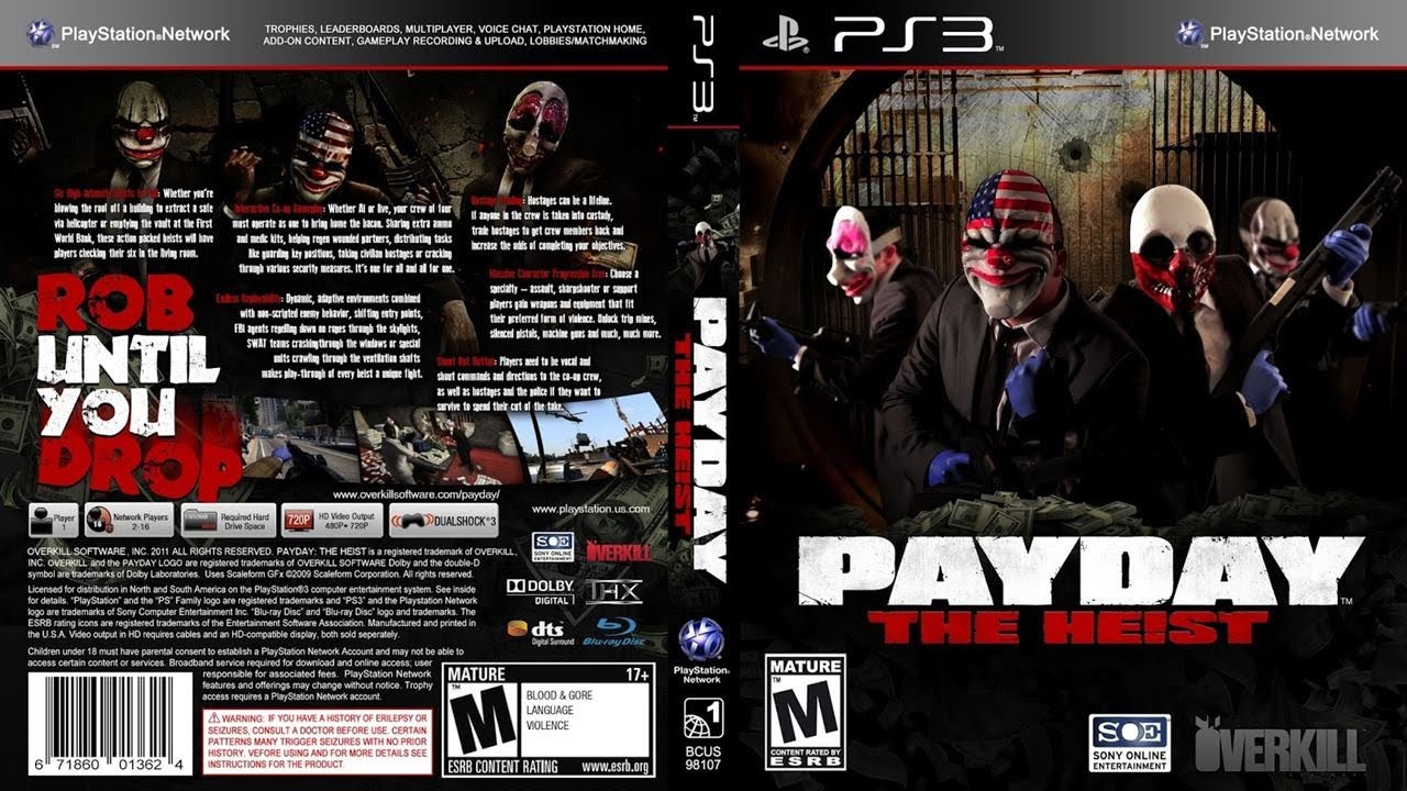 Payday 2 ps3 фото 15