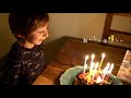 誕生日にはバスクチーズケーキ。プレゼントは懐かしの昭和おもちゃ。