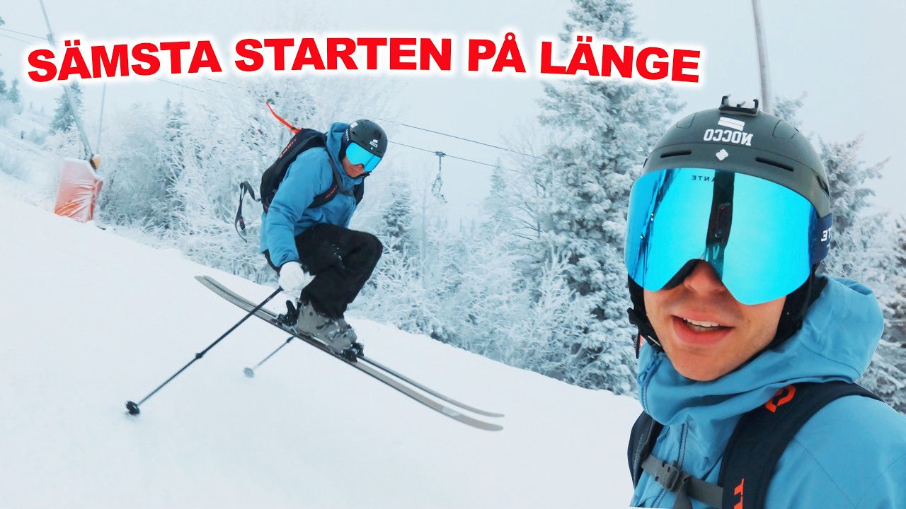 SKIPREMIÄREN I SÄLEN!! *sportbilar och stök