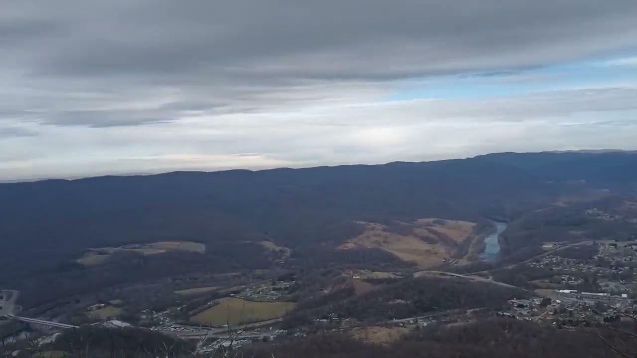 Аппалачская тропа, Вирджиния. 2-4.12. Густой туман в горах. Angel's rest и первый снег в Вирджинии