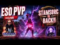 ESO PVP: STAMSORC IS BACK!! PVP LIVESTREAM