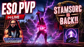 ESO PVP: STAMSORC IS BACK!! PVP LIVESTREAM