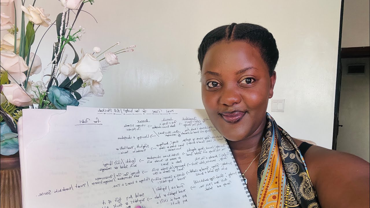 MEAL PLAN PART1: DORE UBURYO NTEGURAMO GAHUNDA Y’AMAFUNGURO Y’ICYUMWERU BYOROSHYE🥰🥰