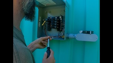 Electric wiring in the Container Home