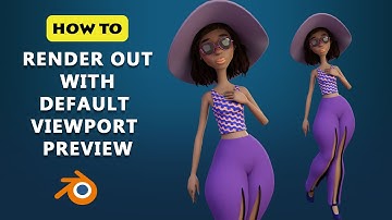 How To Render Out With Default HDRI Preview In Blender