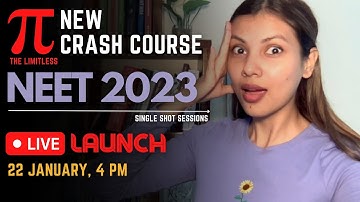 LAUNCH - NEW CRASH COURSE for NEET 2023 | Physics Single Shots with Tests  | Tamanna Chaudhary