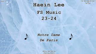 Haein Lee Fs Music 2023-2024