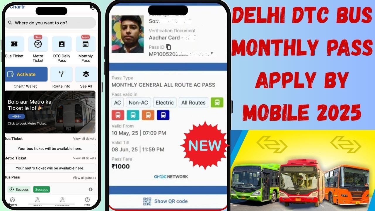 Delhi DTC Bus Monthly Pass Apply By Mobile 2025 Monthly delhi-dtc-bus-monthly-pass-apply-by-mobile-2025-monthly