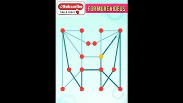 Smart puzzle one line Game | Hard level 34 | To solve wonderful puzzle one line puzzle game | #short
