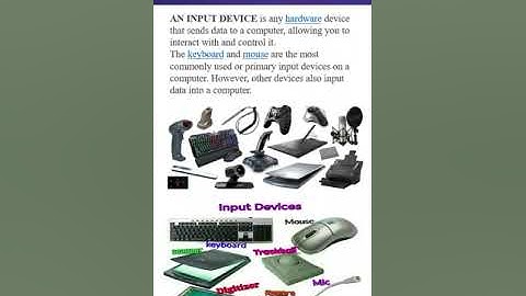 Input Devices