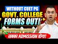 Without CUET PG Admission 😱 Govt College | Lucknow University Form OUT | Fees, Eligibility &amp; Cutoff