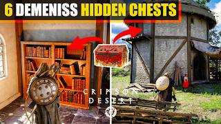 Demeniss Hidden Treasure Chests - Royal Guard Shield, Helfryn Cloak & More | Crimson Desert Guides