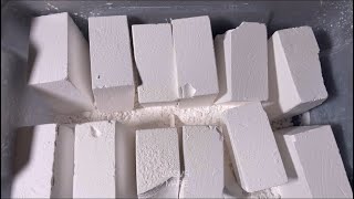 16 Crunchy blocks of Fresh Gym Chalk - SLEEP AID - ASMR - ODDLY SATISFYING 18 minutes