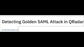 Golden SAML Attack