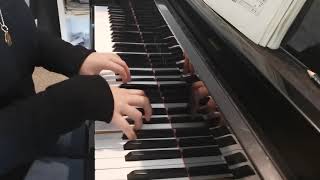 Practicing The Toccata Bwv911 ,C Minor, Moderator And Adagio Pianobach