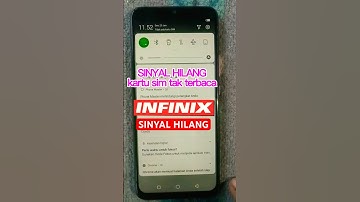 Penyebab sinyal hilang infinix, kartu sim tidak ada layanan sinyal infinix #shorts #sinyalhilang
