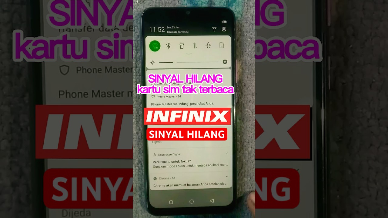 Penyebab sinyal hilang infinix, kartu sim tidak ada layanan sinyal infinix 