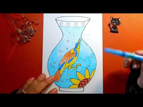 Video Vẽ Trang Trí LỌ HOA với HOA VĂN THỜI TRUNG ĐẠI | MĨ... - YouTube