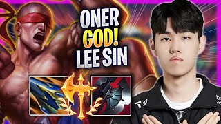ONER IS A GOD WITH LEE SIN! - T1 Oner Plays Lee Sin JUNGLE vs Taliyah! | Season 2024