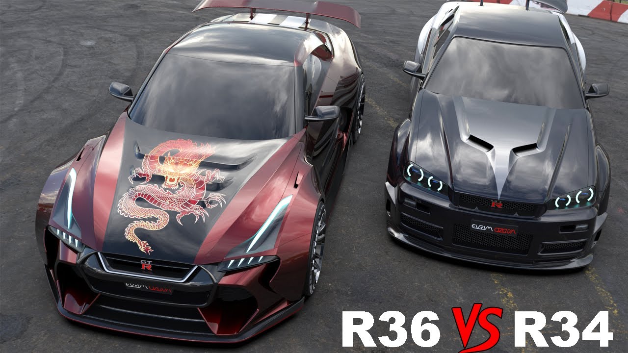 R34 or R36? 🤔 - Nissan Skyline GT-R